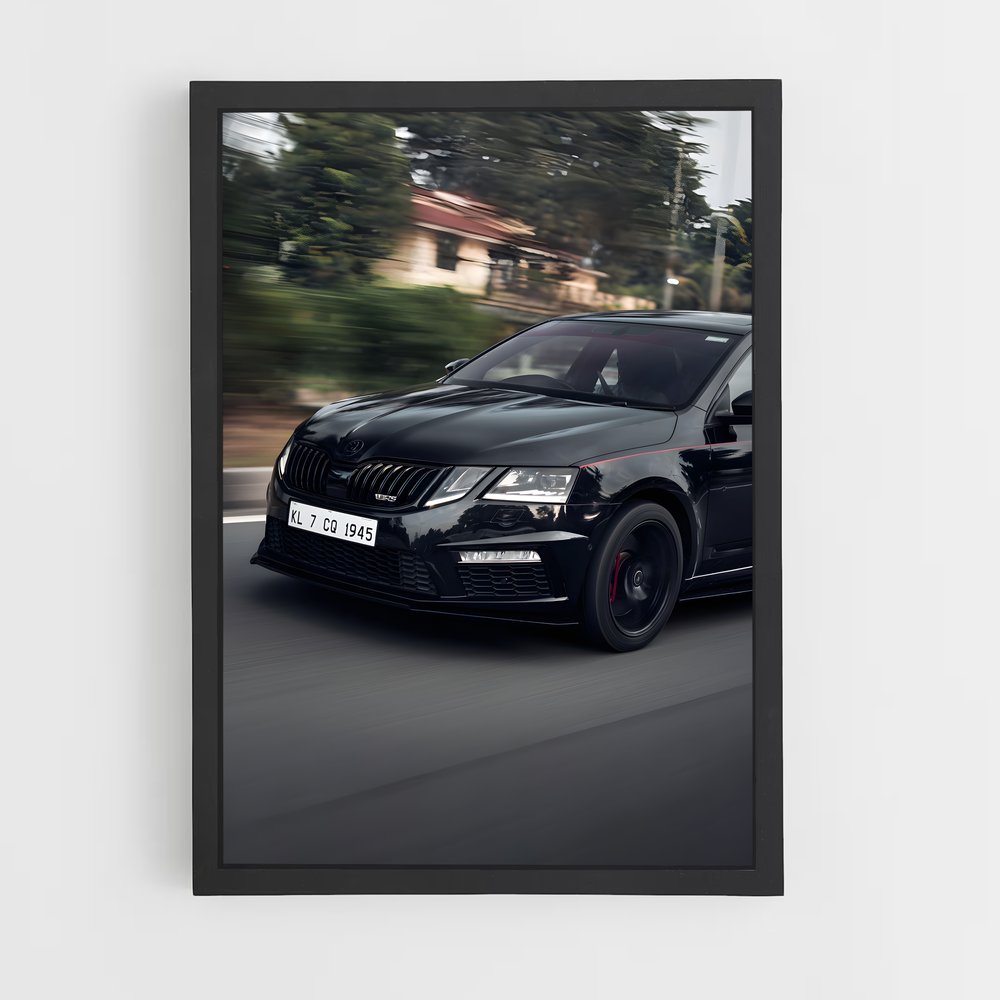 Poster Octavia Turbo – affiche Skoda (vue 2)